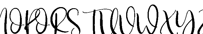 Wedding3 Font UPPERCASE