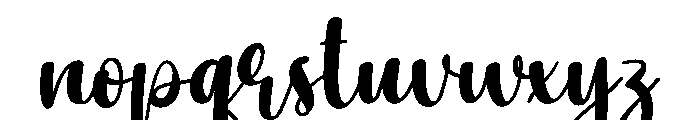 Wedding3 Font LOWERCASE