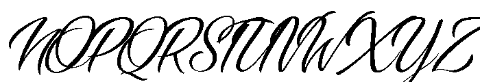 Weddingday Personal Use Regular Font UPPERCASE
