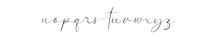 Weddingfield Demo Font LOWERCASE