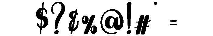 Weddingnight Font OTHER CHARS