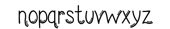 Wednesday Font LOWERCASE
