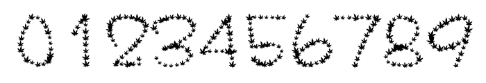 Weedface Font OTHER CHARS