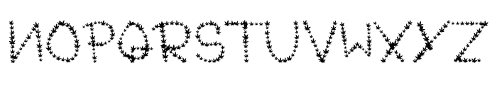 Weedface Font UPPERCASE