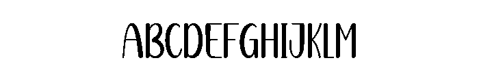 Weekend Font UPPERCASE