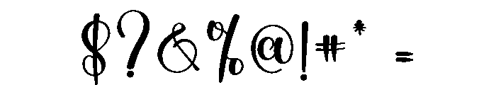 Weekly Font OTHER CHARS