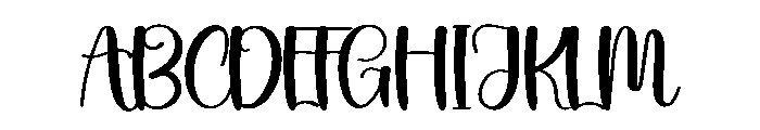Weekly Font UPPERCASE