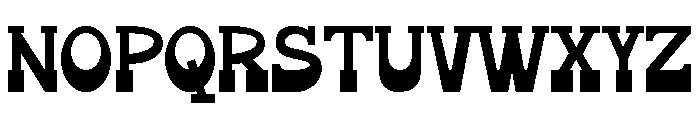Weighty-Step Font UPPERCASE