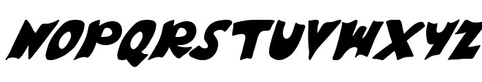 Weird Comic Italic Font LOWERCASE