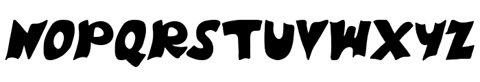 Weird Comic Font UPPERCASE