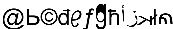 Weird Tucan-Noobs from Saint Seson Font LOWERCASE