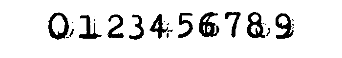 Weird Typewrite Regular Font OTHER CHARS