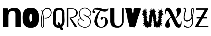 Weirdy - Personal Use Font UPPERCASE
