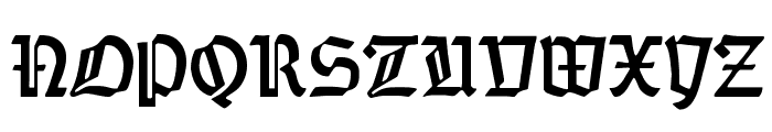 Weiss-Gotisch Font UPPERCASE