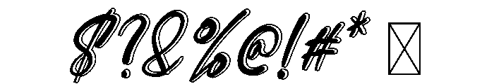 Welcome Creative Font OTHER CHARS