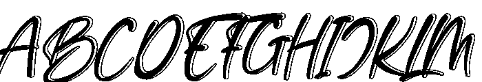 Welcome Creative Font UPPERCASE