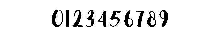 Welcome January Font OTHER CHARS