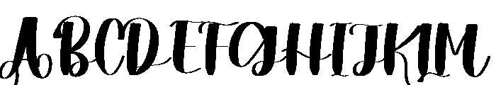 Welcome Winter Font UPPERCASE