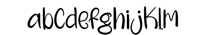 WelcomeChristmasRegular Font LOWERCASE