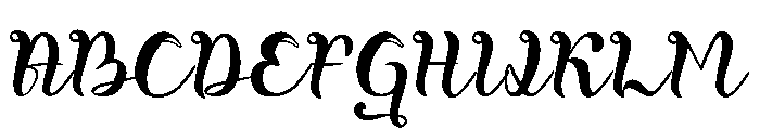 Wellys Font UPPERCASE