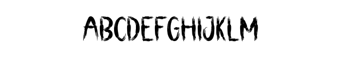 Wendigo Font UPPERCASE