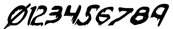 Were-Beast Italic Font OTHER CHARS