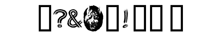WereWolf1 Font OTHER CHARS