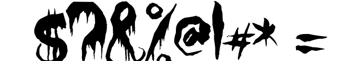 Werewolf Moon Font OTHER CHARS