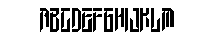 Wesley Gothic Regular Font UPPERCASE