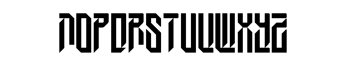 Wesley Gothic Regular Font UPPERCASE