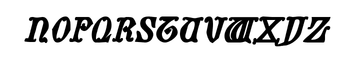 Westdelphia Bold Italic Font UPPERCASE
