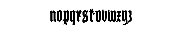 Westdelphia Bold Font LOWERCASE