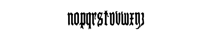 Westdelphia Condensed Font LOWERCASE