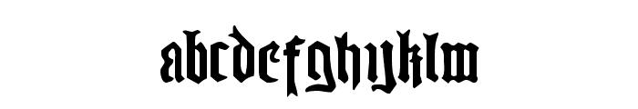 Westdelphia Expanded Font LOWERCASE