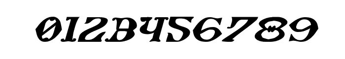Westdelphia Extra-Expanded Italic Font OTHER CHARS