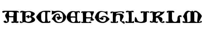 Westdelphia Extra-Expanded Font UPPERCASE
