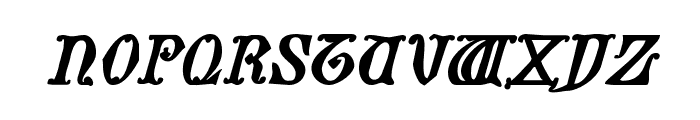 Westdelphia Italic Font UPPERCASE
