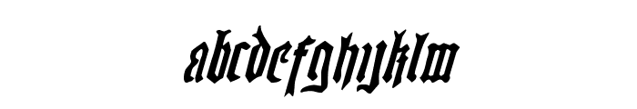 Westdelphia Italic Font LOWERCASE