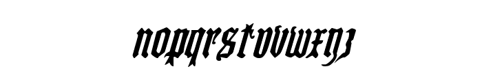 Westdelphia Italic Font LOWERCASE