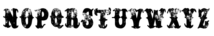 Western Dead Font UPPERCASE