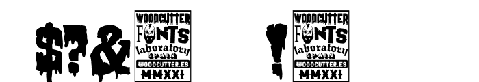 Western Nightmare Font OTHER CHARS