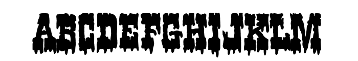 Western Nightmare Font UPPERCASE