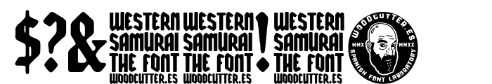 Western Samurai Font OTHER CHARS