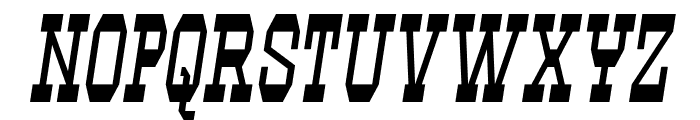 Westhorn Italic Font UPPERCASE