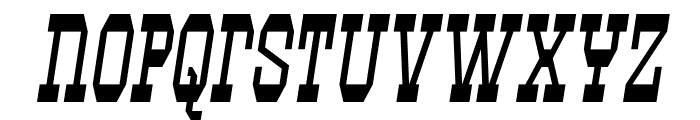 Westhorn Italic Font LOWERCASE