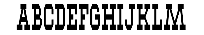Westhorn Regular Font UPPERCASE