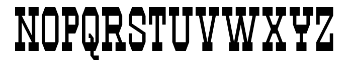 Westhorn Regular Font UPPERCASE