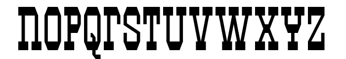 Westhorn Regular Font LOWERCASE