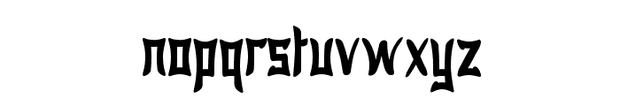 Wewak Narrow Font LOWERCASE