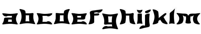 Wewak Wide Font LOWERCASE